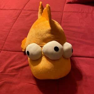 The Simpsons Blinky The Three-Eyed Fish Universal Studios Plush Toy